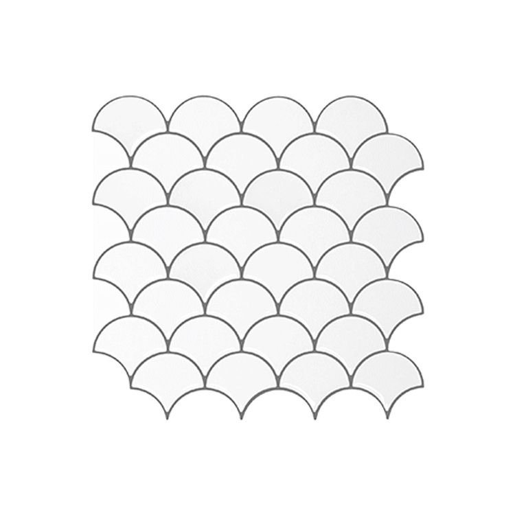 Fish Scale Peel & Stick Field Tile Square Plastic Peel & Stick Mosaic Tile Clearhalo 'Flooring 'Home Improvement' 'home_improvement' 'home_improvement_peel_stick_blacksplash' 'Peel & Stick Backsplash Tile' 'peel_stick_blacksplash' 'Walls & Ceilings' Walls and Ceiling' 1200x1200_1450fe6d-c6c1-4de9-8b23-49c8604a1fd3