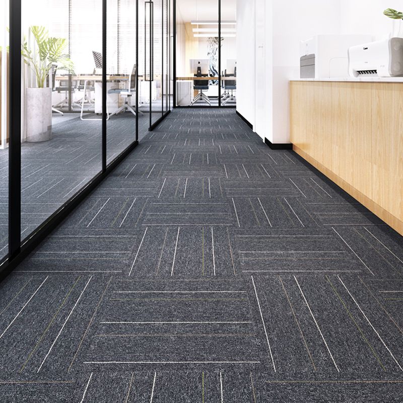 Gray Tone Level Loop Carpet Tile Solid Color Indoor Office Carpet Tile Clearhalo 'Carpet Tiles & Carpet Squares' 'carpet_tiles_carpet_squares' 'Flooring 'Home Improvement' 'home_improvement' 'home_improvement_carpet_tiles_carpet_squares' Walls and Ceiling' 1200x1200_147fd423-1bcc-4d73-a5ce-f4d6fc2593d5