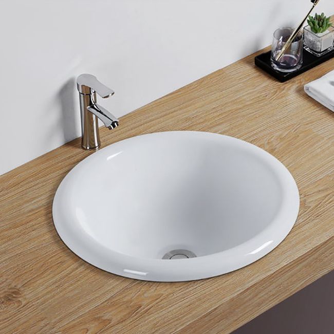 Contemporary Oval Wash Stand Ceramic Metal Undermount Bathroom Sink Clearhalo 'Bathroom Remodel & Bathroom Fixtures' 'Bathroom Sinks & Faucet Components' 'Bathroom Sinks' 'bathroom_sink' 'Home Improvement' 'home_improvement' 'home_improvement_bathroom_sink' 1200x1200_14c76848-d576-4df3-94f6-adc5b533124c