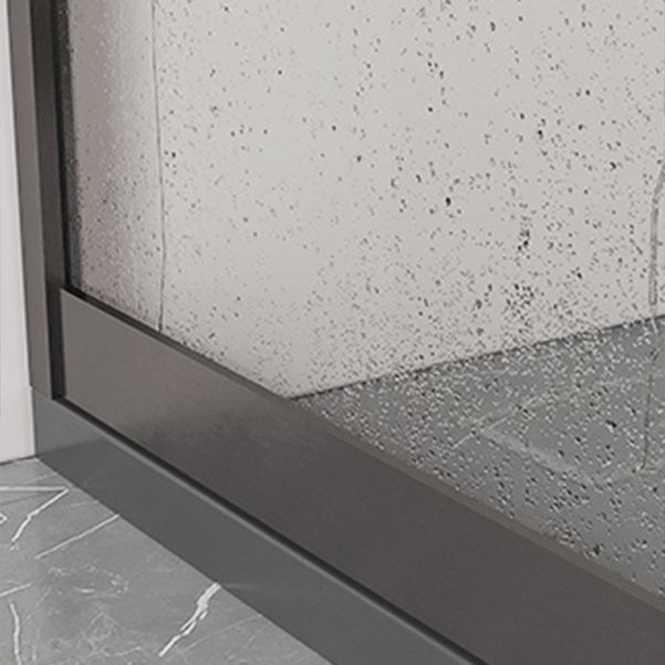 Framed Double Sliding Shower Stall Tempered Glass Shower Stall Clearhalo 'Bathroom Remodel & Bathroom Fixtures' 'Home Improvement' 'home_improvement' 'home_improvement_shower_stalls_enclosures' 'Shower Stalls & Enclosures' 'shower_stalls_enclosures' 'Showers & Bathtubs' 1200x1200_14cab553-7350-4ea7-a142-360c2241260a