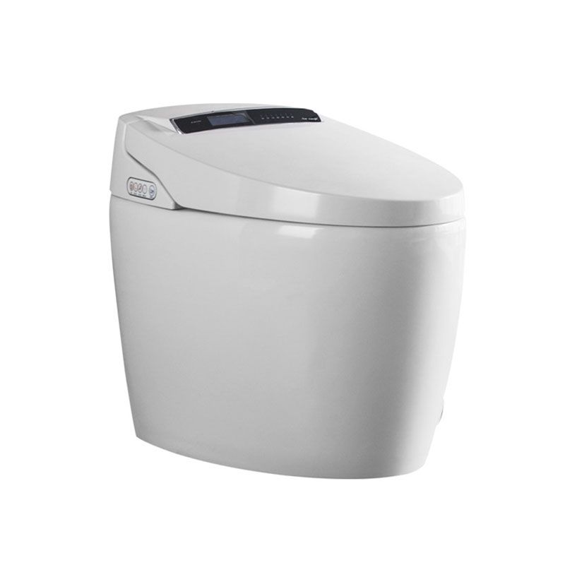 Contemporary White Electronic Toilet Elongated Floor Mount Bidet Clearhalo 'Bathroom Remodel & Bathroom Fixtures' 'Bidets' 'Home Improvement' 'home_improvement' 'home_improvement_bidets' 'Toilets & Bidets' 1200x1200_14db70fa-cab8-4bc9-838f-9aae92135b01