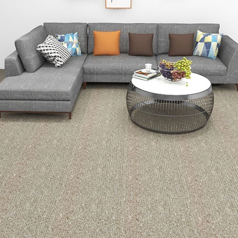 Carpet Tile Fade Resistant Non-Skid Solid Color Self-Stick Carpet Tiles Dining Room Clearhalo 'Carpet Tiles & Carpet Squares' 'carpet_tiles_carpet_squares' 'Flooring 'Home Improvement' 'home_improvement' 'home_improvement_carpet_tiles_carpet_squares' Walls and Ceiling' 1200x1200_150793ef-69bf-4a10-af75-97074cdb8238