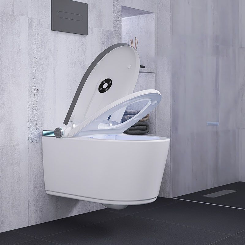 Elongated Toilet with Heated Seat Wall Mounted Bidet without Water Pressure Control Clearhalo 'Bathroom Remodel & Bathroom Fixtures' 'Bidets' 'Home Improvement' 'home_improvement' 'home_improvement_bidets' 'Toilets & Bidets' 1200x1200_153ac869-cd7f-4633-9ab4-07ba695fef5d