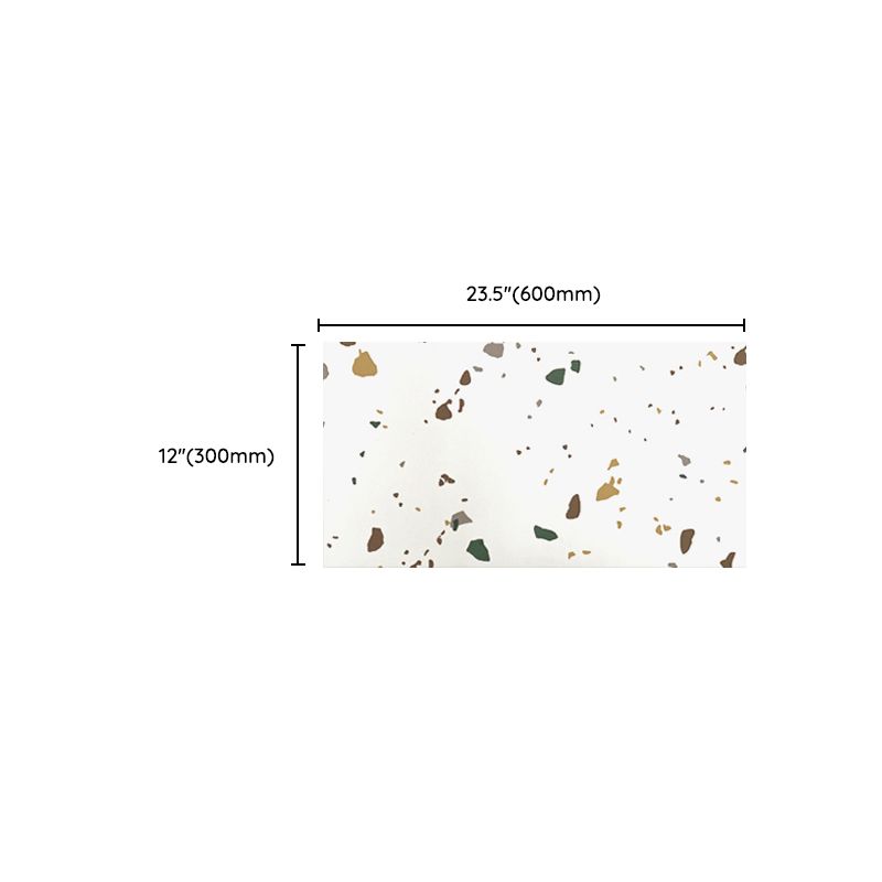 PVC Rectangular 20 Pack 12" x 23" Peel & Stick Mosaic Tile Kitchen and Bathroom Clearhalo 'Flooring 'Home Improvement' 'home_improvement' 'home_improvement_peel_stick_blacksplash' 'Peel & Stick Backsplash Tile' 'peel_stick_blacksplash' 'Walls & Ceilings' Walls and Ceiling' 1200x1200_153b8c7a-3bad-452a-8008-ee3604226599