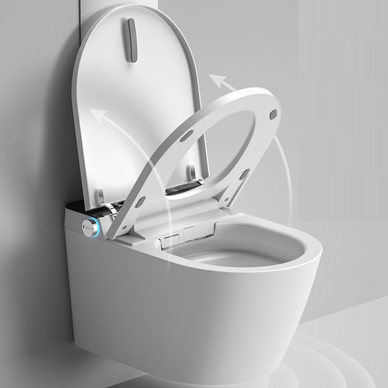 Contemporary Wall Mount Flush Toilet Heated Seat Included Urine Toilet for Washroom Clearhalo 'Bathroom Remodel & Bathroom Fixtures' 'Home Improvement' 'home_improvement' 'home_improvement_toilets' 'Toilets & Bidets' 'Toilets' 1200x1200_15445937-2f75-415f-9d42-b0cdc008123c
