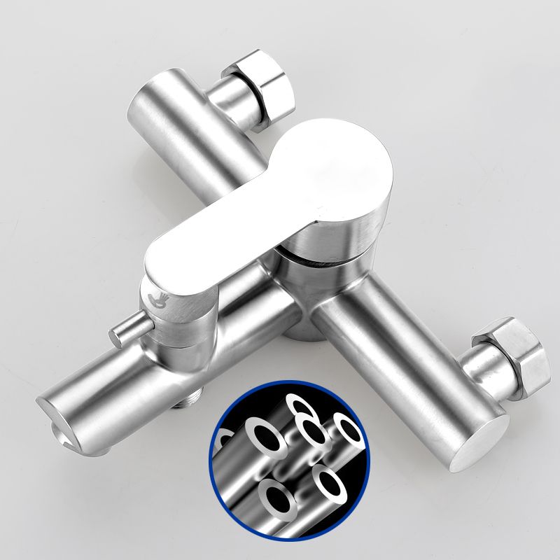 Popular Tub Filler Trim 304 Stainless Steel Wall Mounted Tub Filler Clearhalo 'Bathroom Remodel & Bathroom Fixtures' 'Bathtub Faucets' 'bathtub_faucets' 'Home Improvement' 'home_improvement' 'home_improvement_bathtub_faucets' 1200x1200_155662f6-9223-4fa1-8620-ca9c9800d608