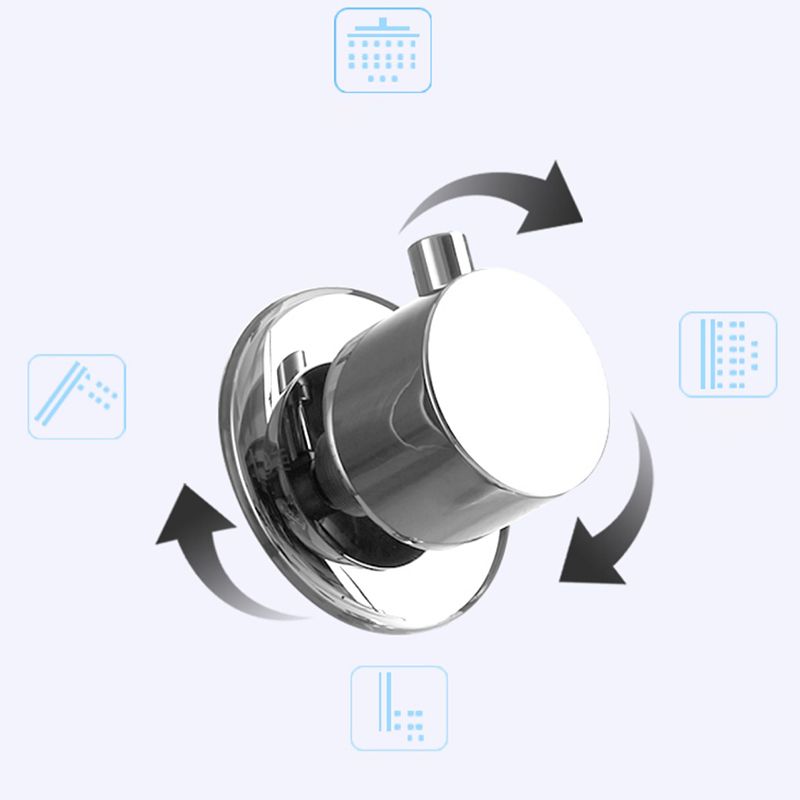 White Shower Screen Set Smart Constant Temperature Bathroom Waterfall Rain Shower Head Clearhalo 'Bathroom Remodel & Bathroom Fixtures' 'Home Improvement' 'home_improvement' 'home_improvement_shower_faucets' 'Shower Faucets & Systems' 'shower_faucets' 'Showers & Bathtubs Plumbing' 'Showers & Bathtubs' 1200x1200_157e828c-ed91-4dcf-a600-004b605012f5