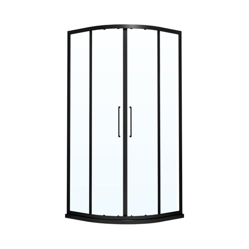 Linear Sliding Shower Enclosure Metal Semi-Frameless Shower Enclosure Clearhalo 'Bathroom Remodel & Bathroom Fixtures' 'Home Improvement' 'home_improvement' 'home_improvement_shower_stalls_enclosures' 'Shower Stalls & Enclosures' 'shower_stalls_enclosures' 'Showers & Bathtubs' 1200x1200_1596dae8-e3d4-40ed-83d4-bf3898b07ca7