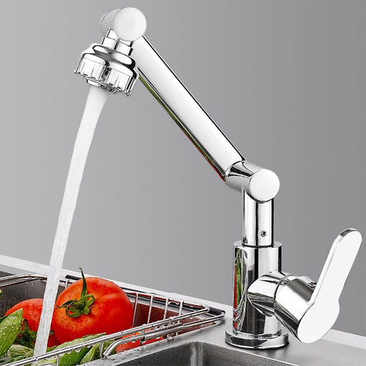 Modern Rotatable Single Lever Switch Kitchen Faucet Low Profile Faucet Clearhalo 'Home Improvement' 'home_improvement' 'home_improvement_kitchen_faucets' 'Kitchen Faucets' 'Kitchen Remodel & Kitchen Fixtures' 'Kitchen Sinks & Faucet Components' 'kitchen_faucets' 1200x1200_15c659e7-10c1-459f-9467-5e5b9b887376