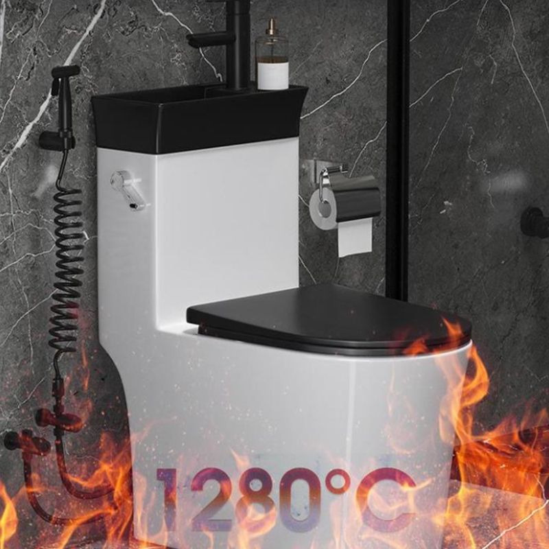 Contemporary 1 Piece Flush Toilet Floor Mounted Urine Toilet for Washroom Clearhalo 'Bathroom Remodel & Bathroom Fixtures' 'Home Improvement' 'home_improvement' 'home_improvement_toilets' 'Toilets & Bidets' 'Toilets' 1200x1200_16100c0f-20e7-4509-b85a-cdf45bd5954e