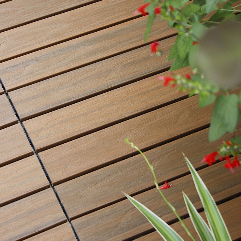 Composite Decking Tiles Interlocking Striped Pattern Patio Flooring Tiles Clearhalo 'Home Improvement' 'home_improvement' 'home_improvement_outdoor_deck_tiles_planks' 'Outdoor Deck Tiles & Planks' 'Outdoor Flooring & Tile' 'Outdoor Remodel' 'outdoor_deck_tiles_planks' 1200x1200_1625ad83-9858-4216-9e25-2d6df17e571d
