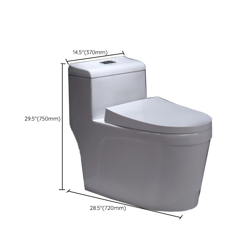 Porcelain Modern Toilet Floor Mounted One Piece Toilet Bowl Toilet Clearhalo 'Bathroom Remodel & Bathroom Fixtures' 'Home Improvement' 'home_improvement' 'home_improvement_toilets' 'Toilets & Bidets' 'Toilets' 1200x1200_164b8dcd-d370-455e-afe0-c220e0565c78
