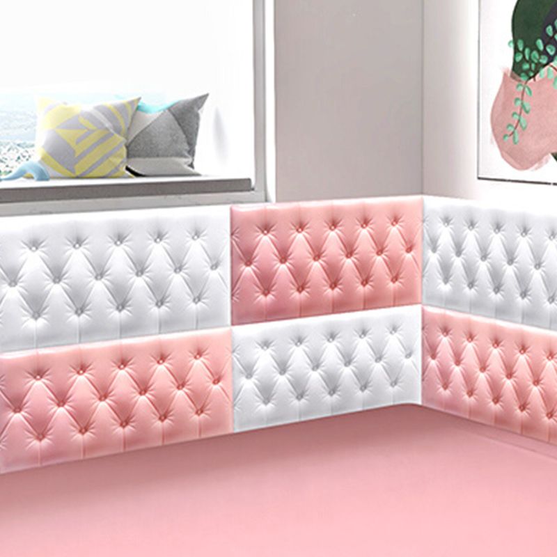 Upholstered Wall Panel Modern Minimalist Home Living Room Bedroom Wall Plate (4-pack) Clearhalo 'Flooring 'Home Improvement' 'home_improvement' 'home_improvement_wall_paneling' 'Wall Paneling' 'wall_paneling' 'Walls & Ceilings' Walls and Ceiling' 1200x1200_166aaddf-842f-434b-af7b-0e83b5913d30