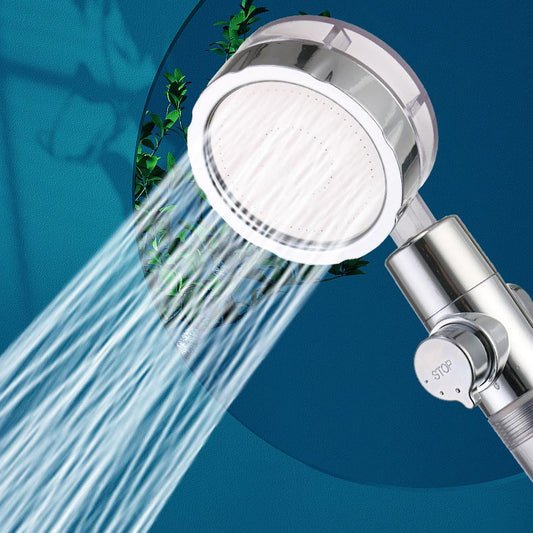 Creative Metal Shower Head Adjustable Water Flow Round Handheld Shower Head Clearhalo 'Bathroom Remodel & Bathroom Fixtures' 'Home Improvement' 'home_improvement' 'home_improvement_shower_heads' 'Shower Heads' 'shower_heads' 'Showers & Bathtubs Plumbing' 'Showers & Bathtubs' 1200x1200_169336d4-9b8c-4718-8730-f577c571bf78