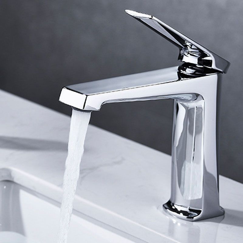 Modern Vessel Sink Faucet Lever Handle Copper Low Arc Vessel Faucet Clearhalo 'Bathroom Remodel & Bathroom Fixtures' 'Bathroom Sink Faucets' 'Bathroom Sinks & Faucet Components' 'bathroom_sink_faucets' 'Home Improvement' 'home_improvement' 'home_improvement_bathroom_sink_faucets' 1200x1200_16b1f440-4be2-4036-b6a3-a330f6b4936d