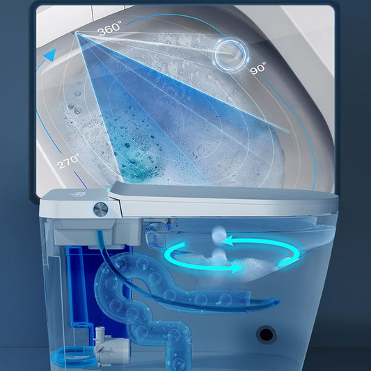 Contemporary White Leak-Proof Ceramic Foot Sensor Smart Toilet Clearhalo 'Bathroom Remodel & Bathroom Fixtures' 'Bidets' 'Home Improvement' 'home_improvement' 'home_improvement_bidets' 'Toilets & Bidets' 1200x1200_16b6614b-bdad-48c2-83e3-0a13cc9e1cae