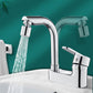 Modern Bathroom Sink Faucet Swivel Spout 2 Hole Faucets Sink Faucet Clearhalo 'Bathroom Remodel & Bathroom Fixtures' 'Bathroom Sink Faucets' 'Bathroom Sinks & Faucet Components' 'bathroom_sink_faucets' 'Home Improvement' 'home_improvement' 'home_improvement_bathroom_sink_faucets' 1200x1200_16cb3270-d028-438e-a35c-a2ae62cfd387
