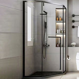 Tempered Framed Shower Bath Door Clear Scratch Resistant Shower Doors Clearhalo 'Bathroom Remodel & Bathroom Fixtures' 'Home Improvement' 'home_improvement' 'home_improvement_shower_tub_doors' 'Shower and Tub Doors' 'shower_tub_doors' 'Showers & Bathtubs' 1200x1200_16d48d02-350b-40d0-b097-0e1dfcb097ef