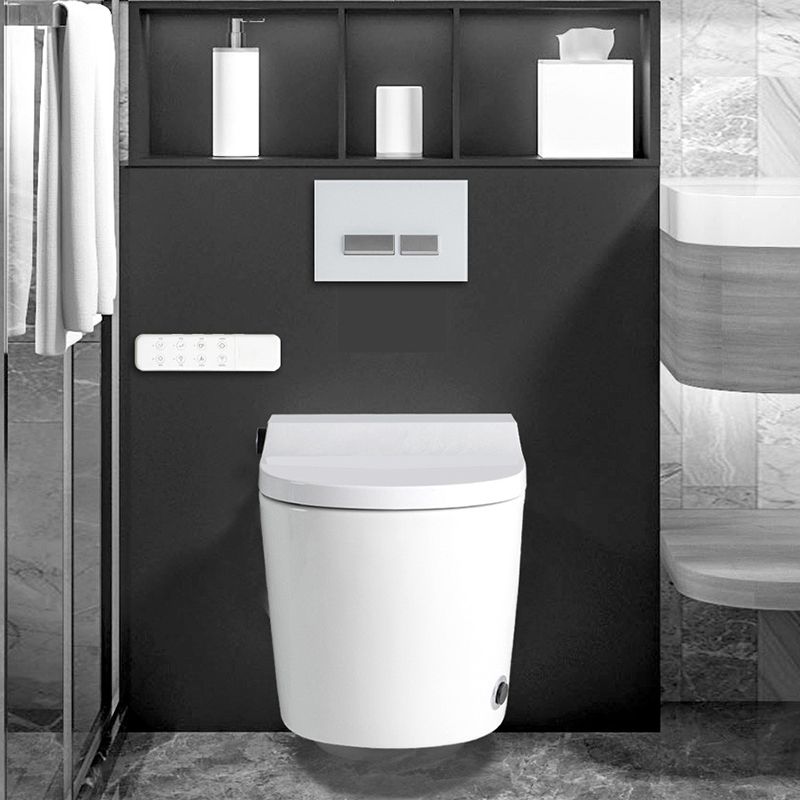 Modern Elongated Wall Hung Toilet Set with Remote Control Included Clearhalo 'Bathroom Remodel & Bathroom Fixtures' 'Bidets' 'Home Improvement' 'home_improvement' 'home_improvement_bidets' 'Toilets & Bidets' 1200x1200_16d6003b-ebfb-46ff-8371-48d257c8c7da