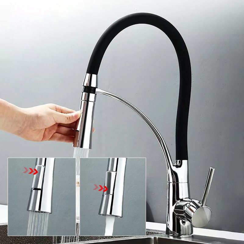 Modern 1-Handle Faucets Copper Touchless with Water Dispenser Standard Kitchen Faucet Clearhalo 'Home Improvement' 'home_improvement' 'home_improvement_kitchen_faucets' 'Kitchen Faucets' 'Kitchen Remodel & Kitchen Fixtures' 'Kitchen Sinks & Faucet Components' 'kitchen_faucets' 1200x1200_16da4b25-1202-40e9-ae47-533ec3b34c5a