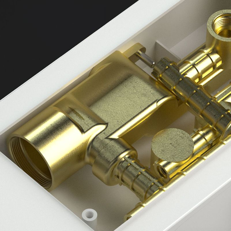 Wall Mounted Shower Head Combo Contemporary Metal Shower System Clearhalo 'Bathroom Remodel & Bathroom Fixtures' 'Home Improvement' 'home_improvement' 'home_improvement_shower_faucets' 'Shower Faucets & Systems' 'shower_faucets' 'Showers & Bathtubs Plumbing' 'Showers & Bathtubs' 1200x1200_16e891b3-72cc-4216-89f4-6d24b7fcc842