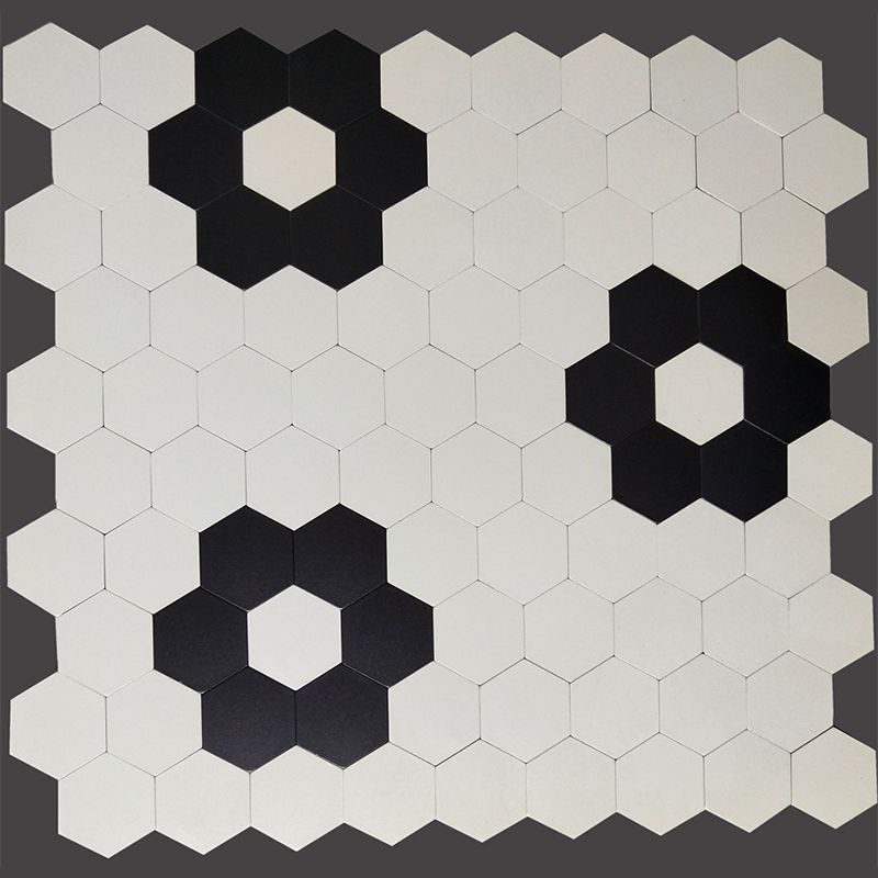 Hexagonal Mosaic Tile Metal Peel and Stick Tiles for Kitchen and Bathroom, 11.8"x 11.8" Clearhalo 'Flooring 'Home Improvement' 'home_improvement' 'home_improvement_peel_stick_blacksplash' 'Peel & Stick Backsplash Tile' 'peel_stick_blacksplash' 'Walls & Ceilings' Walls and Ceiling' 1200x1200_170667ac-3665-473d-98f3-b61ccc36b6b5