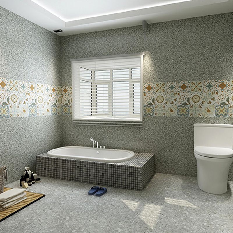 Bathroom Floor Wall Tile Ceramic Square Terrazzo Indoor Tile Clearhalo 'Floor Tiles & Wall Tiles' 'floor_tiles_wall_tiles' 'Flooring 'Home Improvement' 'home_improvement' 'home_improvement_floor_tiles_wall_tiles' Walls and Ceiling' 1200x1200_170ed81c-0ec2-4130-9018-b7c6a44c3f6b