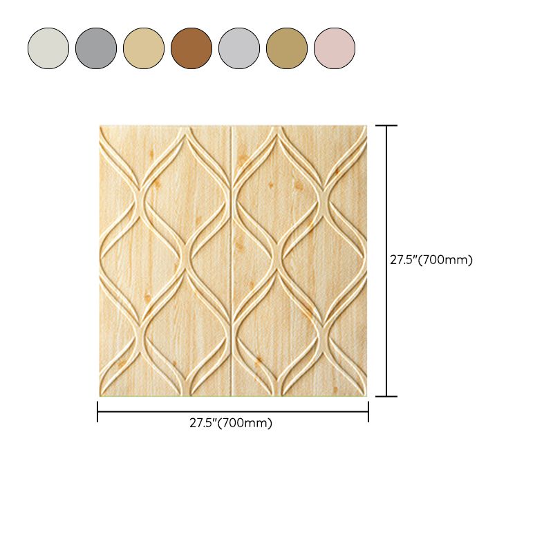 Contemporary Waterproof Wall Plank Stripe Brick Bedroom Wall Panels Clearhalo 'Flooring 'Home Improvement' 'home_improvement' 'home_improvement_wall_paneling' 'Wall Paneling' 'wall_paneling' 'Walls & Ceilings' Walls and Ceiling' 1200x1200_1714ab69-7845-4329-83e3-7febfc148d5b