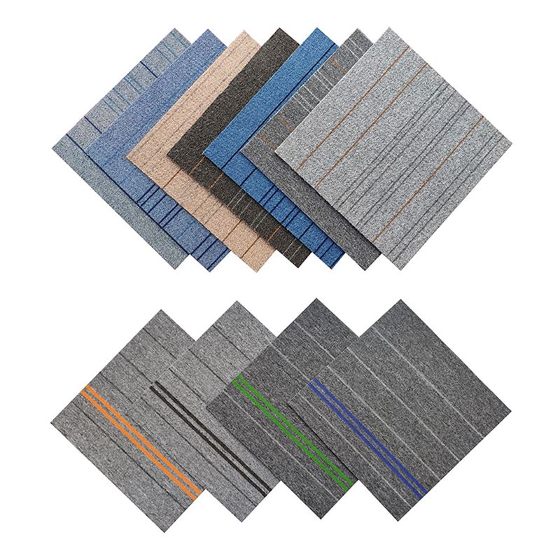 Office Loose Lay Carpet Tiles Dark Color Non-Skid Level Loop Carpet Tile Clearhalo 'Carpet Tiles & Carpet Squares' 'carpet_tiles_carpet_squares' 'Flooring 'Home Improvement' 'home_improvement' 'home_improvement_carpet_tiles_carpet_squares' Walls and Ceiling' 1200x1200_1734867e-f906-430a-9a3c-11c78521e43f