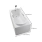 Acrylic Bath Soaking Back to Wall Bathtub in White , 29.53-inch Tall Clearhalo 'Bathroom Remodel & Bathroom Fixtures' 'Bathtubs' 'Home Improvement' 'home_improvement' 'home_improvement_bathtubs' 'Showers & Bathtubs' 1200x1200_175511cd-4439-4d68-a0a0-e1b22580ad25