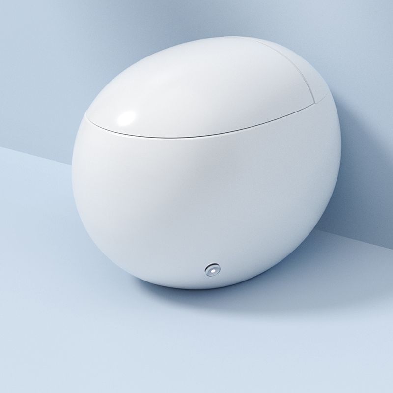 21.25" High White Round Bidet with Heated Seat Ceramic Floor Mount Bidet Clearhalo 'Bathroom Remodel & Bathroom Fixtures' 'Bidets' 'Home Improvement' 'home_improvement' 'home_improvement_bidets' 'Toilets & Bidets' 1200x1200_1757b2f7-a53e-4597-8c24-8437dc112e01