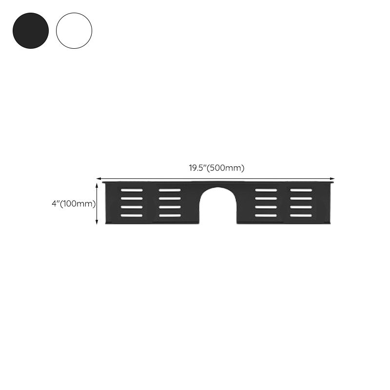 2-Piece Modern Style Bathroom Hardware Set Bath Shelf in Aluminum Clearhalo 'Bathroom Hardware Sets' 'Bathroom Hardware' 'Bathroom Remodel & Bathroom Fixtures' 'bathroom_hardware_sets' 'Home Improvement' 'home_improvement' 'home_improvement_bathroom_hardware_sets' 1200x1200_17617521-cefe-475b-be6c-09cb7ac54954