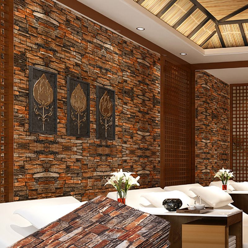 Industrial Wall Plank 3D Brick Wall Panels Waterproof Stick Wall Tile Set of 10 Clearhalo 'Flooring 'Home Improvement' 'home_improvement' 'home_improvement_wall_paneling' 'Wall Paneling' 'wall_paneling' 'Walls & Ceilings' Walls and Ceiling' 1200x1200_178026a5-aa51-4653-b288-bef6ea6c60c7