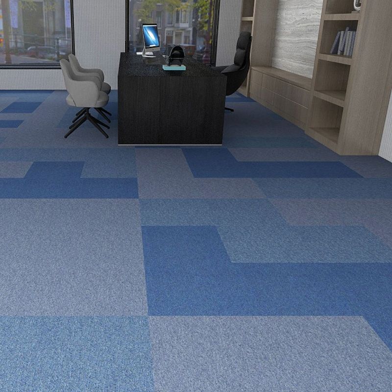 Office Loose Lay Carpet Tiles Dark Color Non-Skid Level Loop Carpet Tile Clearhalo 'Carpet Tiles & Carpet Squares' 'carpet_tiles_carpet_squares' 'Flooring 'Home Improvement' 'home_improvement' 'home_improvement_carpet_tiles_carpet_squares' Walls and Ceiling' 1200x1200_18162354-5251-41b5-8cd3-89cb793b415a