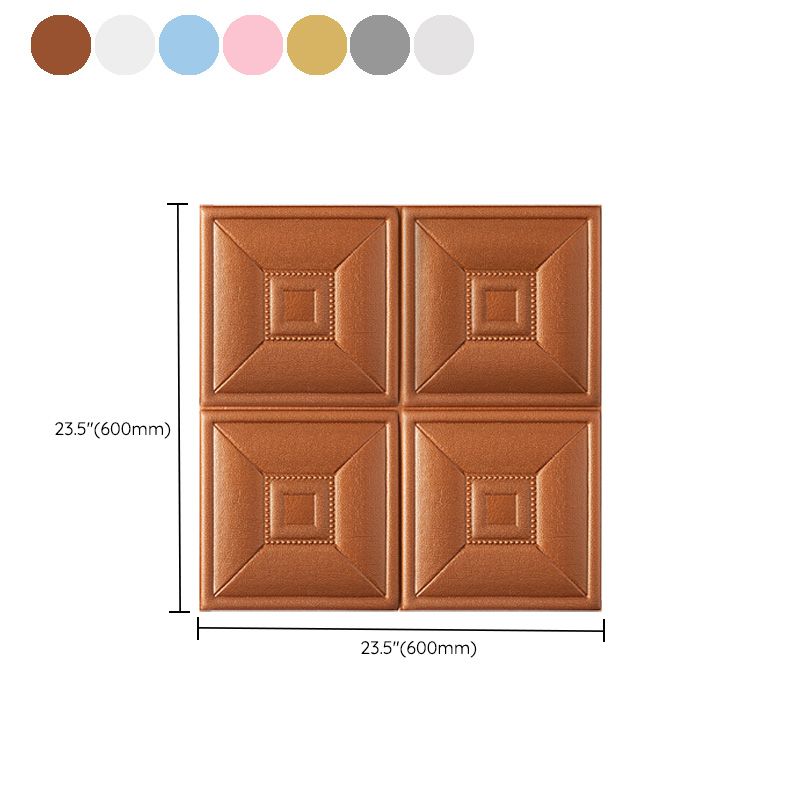 Glam Style Foam Waterproof Wall Paneling Living Room 3D Embossed Wall Paneling Clearhalo 'Flooring 'Home Improvement' 'home_improvement' 'home_improvement_wall_paneling' 'Wall Paneling' 'wall_paneling' 'Walls & Ceilings' Walls and Ceiling' 1200x1200_18242df2-57c9-42c9-8c7b-a7b8c5e2d695