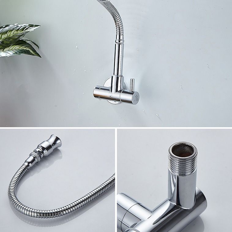 Modern Wall Mounted Bar Faucet Single Lever High Profile Kitchen Faucet Clearhalo 'Home Improvement' 'home_improvement' 'home_improvement_kitchen_faucets' 'Kitchen Faucets' 'Kitchen Remodel & Kitchen Fixtures' 'Kitchen Sinks & Faucet Components' 'kitchen_faucets' 1200x1200_18354590-4698-4117-bcde-d9c6b384f9c3