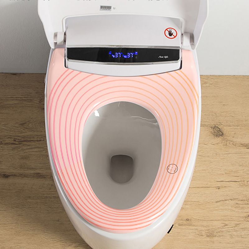 Contemporary Floor Standing Bidet with Elongated Bowl Shape in White Clearhalo 'Bathroom Remodel & Bathroom Fixtures' 'Bidets' 'Home Improvement' 'home_improvement' 'home_improvement_bidets' 'Toilets & Bidets' 1200x1200_185378b1-a9f9-4cbd-bc9e-dce569ad186f