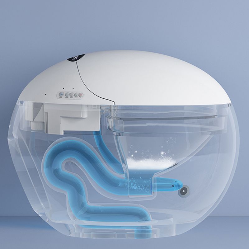 Round Ceramic Deodorizing Floor Standing Bidet with Heated Seat Clearhalo 'Bathroom Remodel & Bathroom Fixtures' 'Bidets' 'Home Improvement' 'home_improvement' 'home_improvement_bidets' 'Toilets & Bidets' 1200x1200_186defa6-c229-42e1-9e4a-9ecd542f3a32