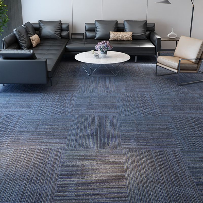 Carpet Tile Non-Skid Fade Resistant Striped Loose Lay Carpet Tiles Living Room Clearhalo 'Carpet Tiles & Carpet Squares' 'carpet_tiles_carpet_squares' 'Flooring 'Home Improvement' 'home_improvement' 'home_improvement_carpet_tiles_carpet_squares' Walls and Ceiling' 1200x1200_186e0203-89c7-44b4-9dcb-ccf76b6043be