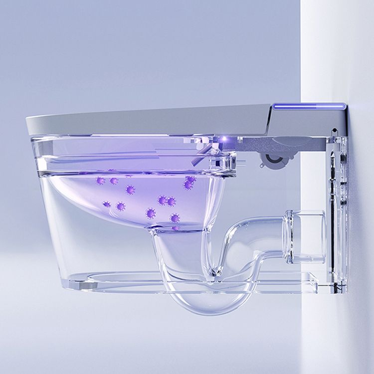 Contemporary Elongated Wall Mounted Bidet Heated Seat Wall Hung Toilet Set Clearhalo 'Bathroom Remodel & Bathroom Fixtures' 'Bidets' 'Home Improvement' 'home_improvement' 'home_improvement_bidets' 'Toilets & Bidets' 1200x1200_186e81a0-2702-4806-9903-45834e5ea95d