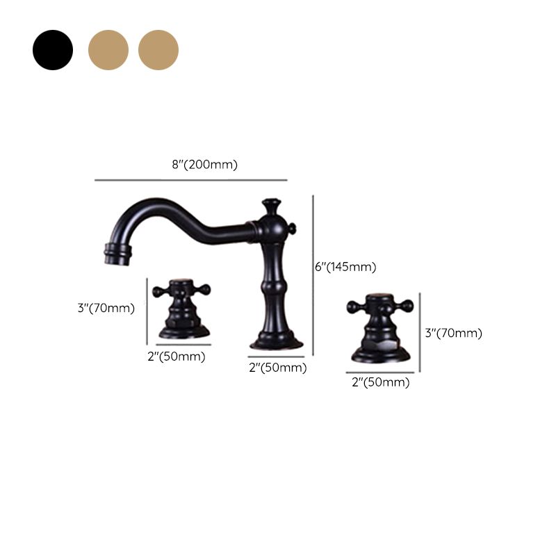 Widespread Bathroom Faucet 3 Holes Circular Vessel Sink Faucet Clearhalo 'Bathroom Remodel & Bathroom Fixtures' 'Bathroom Sink Faucets' 'Bathroom Sinks & Faucet Components' 'bathroom_sink_faucets' 'Home Improvement' 'home_improvement' 'home_improvement_bathroom_sink_faucets' 1200x1200_187338cc-37af-48bb-b6aa-06fd53794594