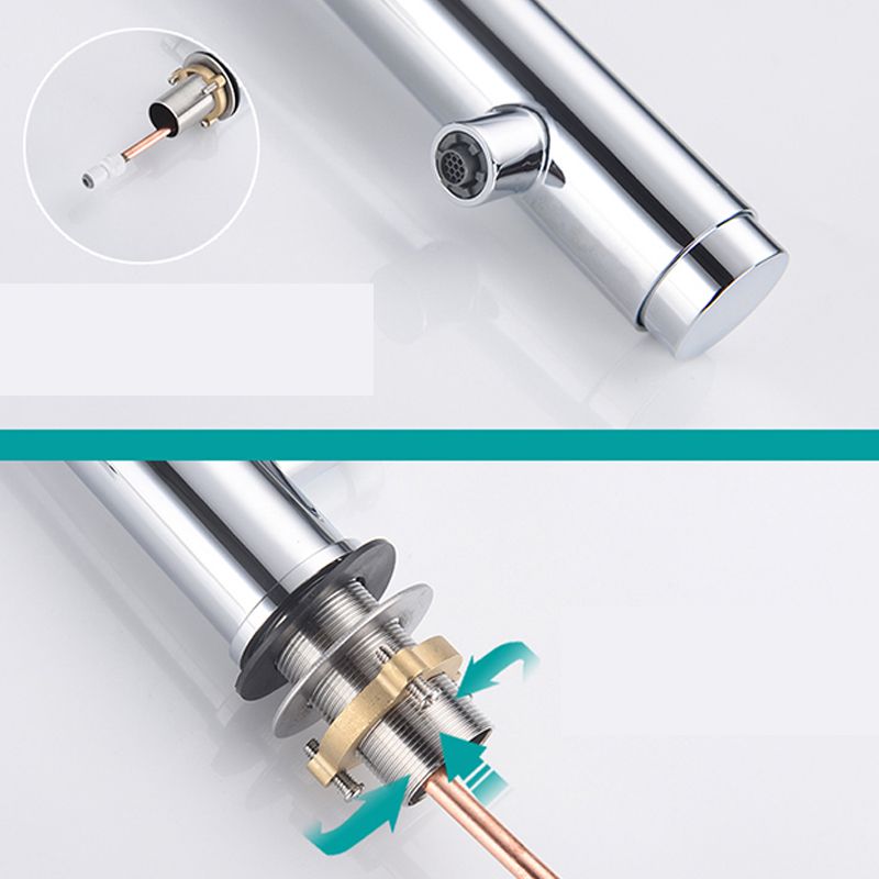 Modern Pull Down Switch Kitchen Faucet High Arch Profile Faucet Clearhalo 'Home Improvement' 'home_improvement' 'home_improvement_kitchen_faucets' 'Kitchen Faucets' 'Kitchen Remodel & Kitchen Fixtures' 'Kitchen Sinks & Faucet Components' 'kitchen_faucets' 1200x1200_1877c126-e2bd-449f-a3c4-153772059a63