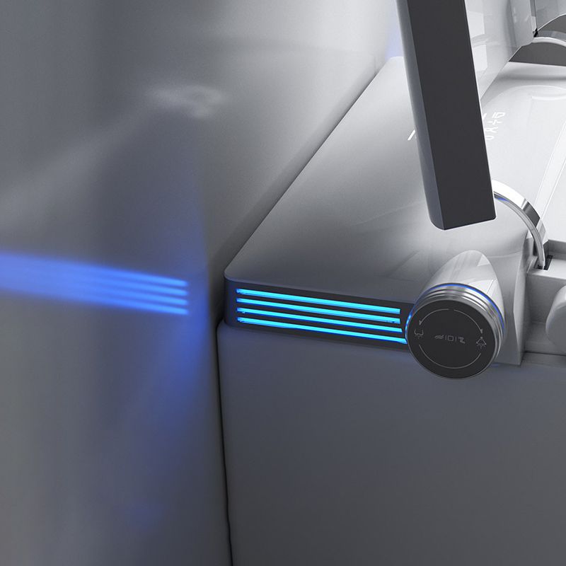 Modern White Gravity Flush Toilet One-Piece Wall Mount Toilet for Bathroom Clearhalo 'Bathroom Remodel & Bathroom Fixtures' 'Home Improvement' 'home_improvement' 'home_improvement_toilets' 'Toilets & Bidets' 'Toilets' 1200x1200_18a3eefd-f0cc-4935-947a-674bef76c453