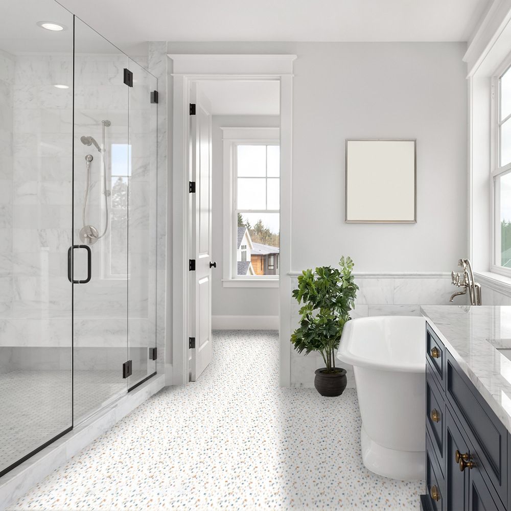 Peel & Stick Vinyl Flooring Low Gloss Vinyl Flooring with Square Edge Clearhalo 'Flooring 'Home Improvement' 'home_improvement' 'home_improvement_vinyl_flooring' 'Vinyl Flooring' 'vinyl_flooring' Walls and Ceiling' 1200x1200_18bef74b-5519-4ade-b914-ec3b7c98230c