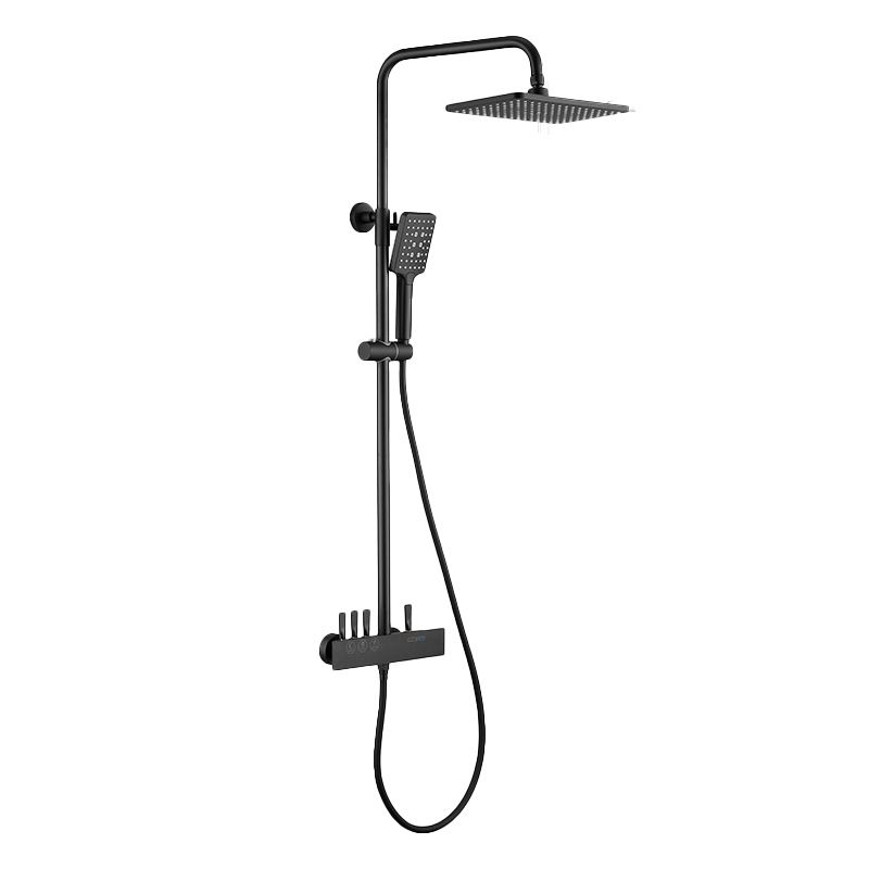 Modern Shower Trim Brass Slide Bar Included Adjustable Shower Head Shower System Clearhalo 'Bathroom Remodel & Bathroom Fixtures' 'Home Improvement' 'home_improvement' 'home_improvement_shower_faucets' 'Shower Faucets & Systems' 'shower_faucets' 'Showers & Bathtubs Plumbing' 'Showers & Bathtubs' 1200x1200_18d6cfe1-54ea-4b83-a87a-ac5b0855ea03