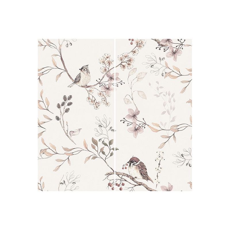 Floral Pattern Floor Tile Scratch Resistant Straight Edge Floor Tile Clearhalo 'Floor Tiles & Wall Tiles' 'floor_tiles_wall_tiles' 'Flooring 'Home Improvement' 'home_improvement' 'home_improvement_floor_tiles_wall_tiles' Walls and Ceiling' 1200x1200_18db0c2f-3ab7-437a-8c97-182ca0bd3104