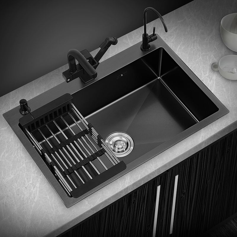 Drop-In Kitchen Sink Stainless Steel Kitchen Sink with Rectangular Shape Clearhalo 'Home Improvement' 'home_improvement' 'home_improvement_kitchen_sinks' 'Kitchen Remodel & Kitchen Fixtures' 'Kitchen Sinks & Faucet Components' 'Kitchen Sinks' 'kitchen_sinks' 1200x1200_18f38d45-4ac5-4b13-9c36-8931d86422aa
