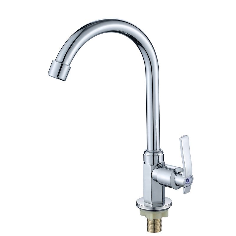 Modern Pull down Water Filler 1-Lever High Arch Kitchen Faucet with Deck Plate Clearhalo 'Home Improvement' 'home_improvement' 'home_improvement_kitchen_faucets' 'Kitchen Faucets' 'Kitchen Remodel & Kitchen Fixtures' 'Kitchen Sinks & Faucet Components' 'kitchen_faucets' 1200x1200_19098797-3442-4245-b014-0e03b2432d9f
