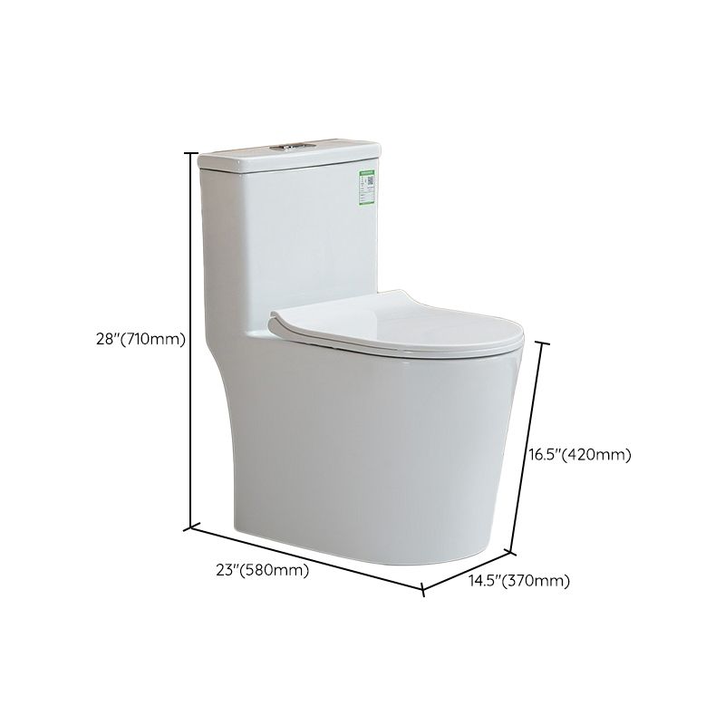 Modern Ceramic Toilet Floor Mounted One Piece Skirted Urine Toilet with Toilet Seat Clearhalo 'Bathroom Remodel & Bathroom Fixtures' 'Home Improvement' 'home_improvement' 'home_improvement_toilets' 'Toilets & Bidets' 'Toilets' 1200x1200_192fb205-2550-4051-b66b-fa405efc48be