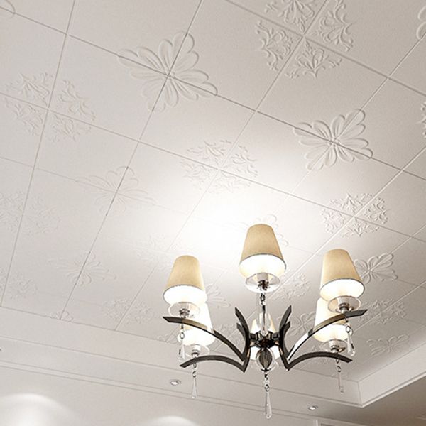 Indoor Home Wall Paneling 3D Floral Print Peel and Stick Waterproof Wall Panel Clearhalo 'Flooring 'Home Improvement' 'home_improvement' 'home_improvement_wall_paneling' 'Wall Paneling' 'wall_paneling' 'Walls & Ceilings' Walls and Ceiling' 1200x1200_19359df4-cf45-4bb6-94dc-deb18a135a99